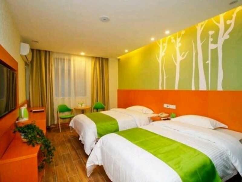 Vatica Anhui Hefei Heping Road Anhui Textile Mill Station Hotel Ngoại thất bức ảnh